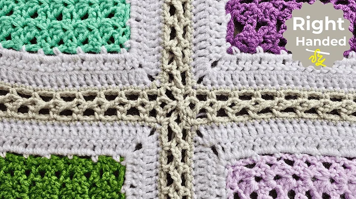 Secret Stitches Easy Crochet Stitch Sampler Blanket - Part 14 - Easy Flat Braid Join