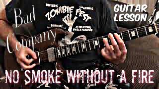 No smoke without a fire guitar lesson