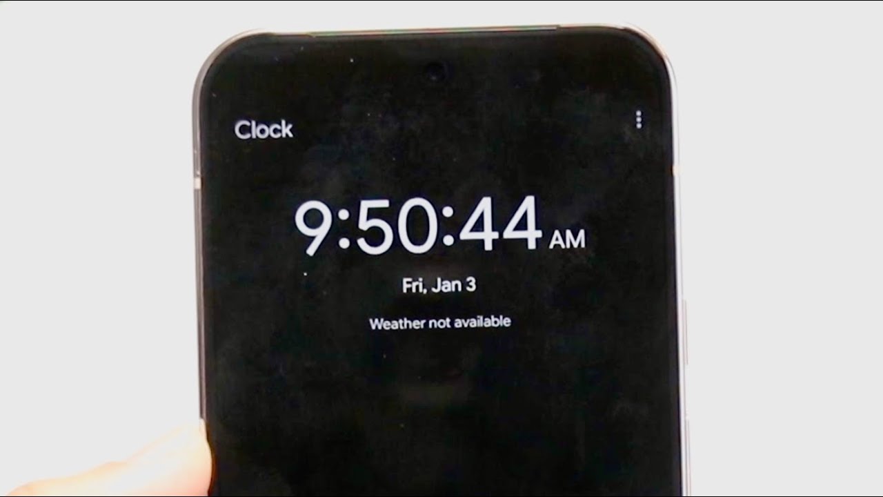 How To See Seconds On Android Clock! (2025) - YouTube
