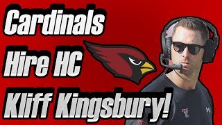 Cardinals HIRE Kliff Kingsbury! Is he the next Sean McVay?