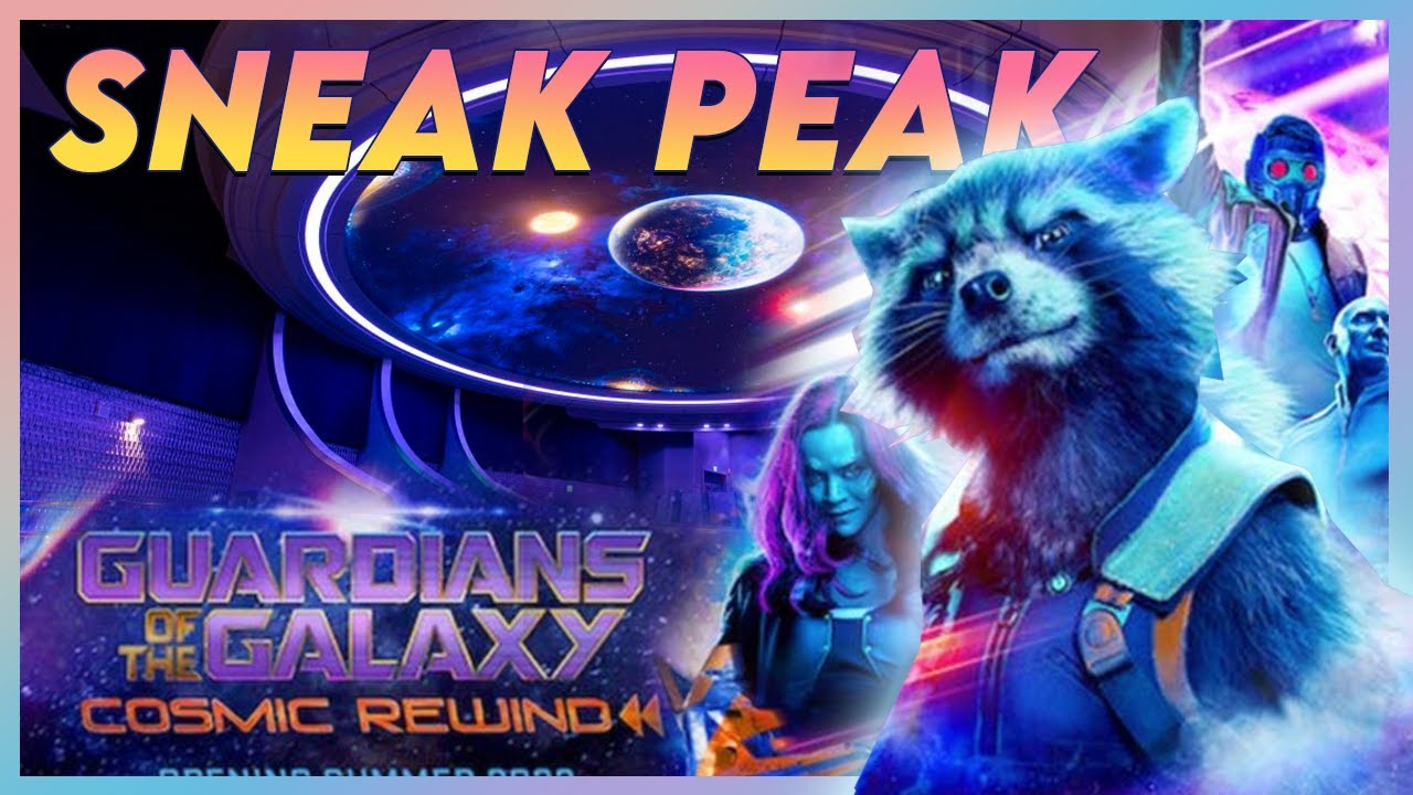I got a first look at the new Guardians of the Galaxy attraction at EPCOT
