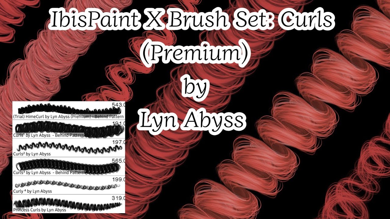 Brush set for IbisPaint Premium - YouTube