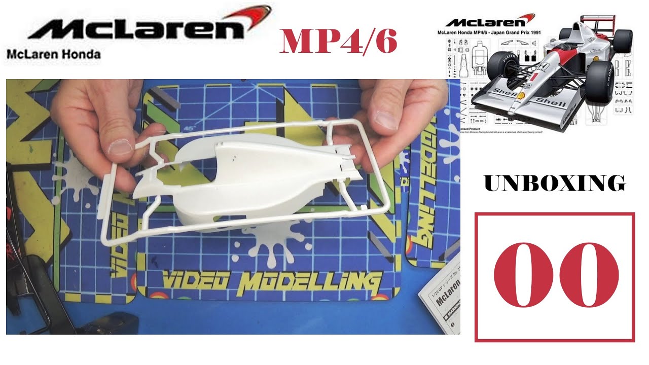 MCLaren MP4/6▻Fujimi 1/20 - YouTube