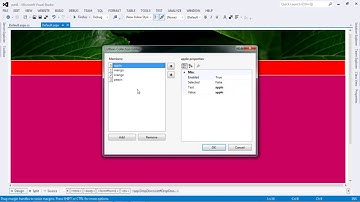 ASP.NET tools panel and dropdownlist ( .NET part 3)