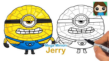 How to Draw Mega Minion Jerry | Despicable Me 4