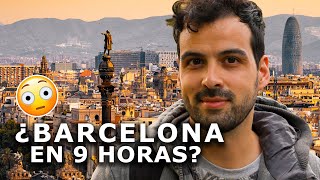 ¿Se puede conocer BARCELONA en SOLO 9 HORAS? Los LUGARES QUE DEBES VER en la ciudad condal!