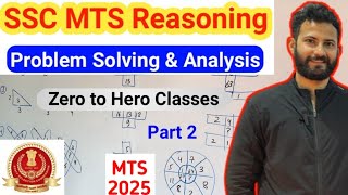 Problem Solving  Reasoning  - Part2 | SSC MTS Reasoning Classes 🔥 Tricks and Concepts | MTS 2023 🔥