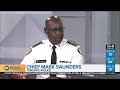 Police Chief Mark Saunders talks about the 5 weekend homicides in Toronto