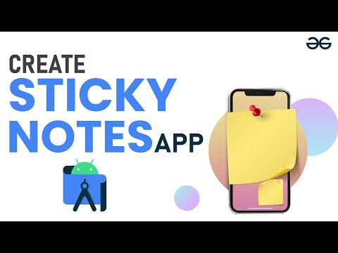 How to Make a Sticky Notes Android App? | GeeksforGeeks hqdefault