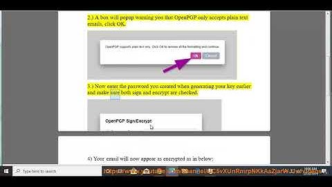 Send Encrypted Email in PrivateMail w/ OpenPGP