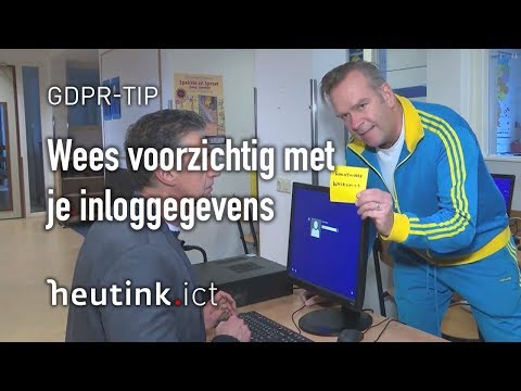 Wees voorzichtig met je inloggegevens | GDPR tip