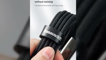 Baseus Tungsten Gold One for three Fast Charging Data Cable USB to M+L+C 3 5A