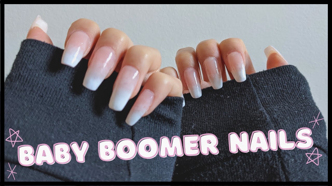 Polygel Nail Tutorial 💅🏻 / Baby Boomer Nails 🌟/ Self Nails / ASMR