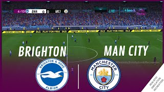 Brighton vs Manchester City Premier League 24/24 Full Match - VG Simulation & Recreation