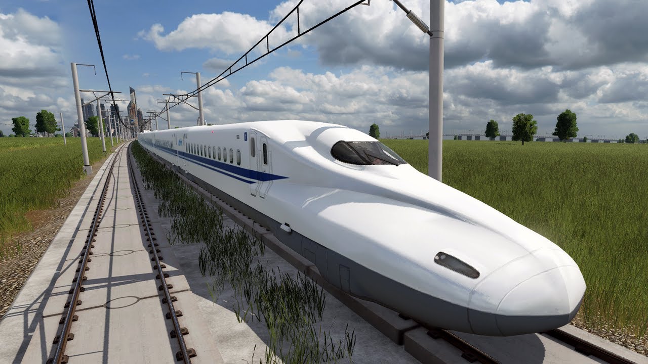 TRANSPORT FEVER 2 - Shinkansen 700 Series - YouTube