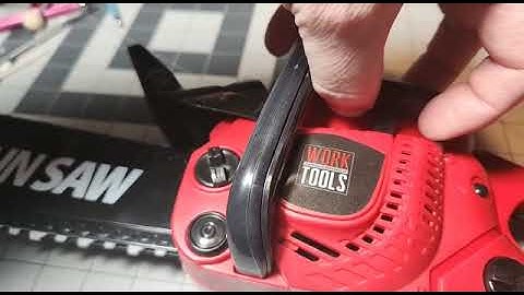 Cheap chainsaw toy demo.