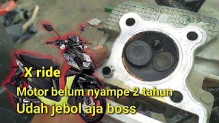 Buka Cover Body Yamaha Fino untuk ganti Busi