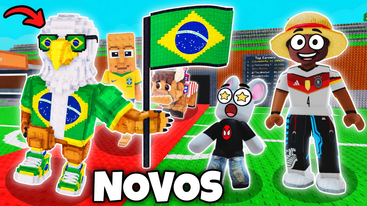 ⚽️ NOVO EVENTO DE FUTEBOL e NOVOS BRAINROTS RAROS NO ROUBE UM BRAINROT!