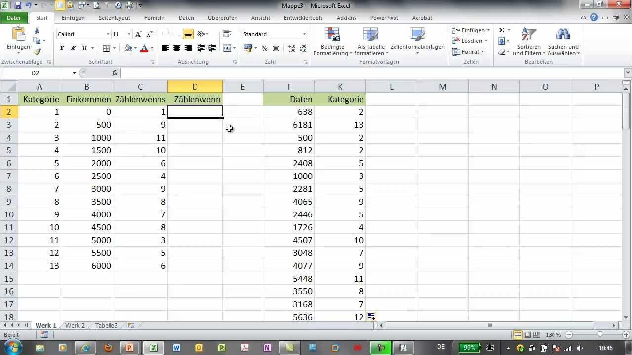 Excel Funktion Zaehlenwenn Text