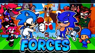 Forces But Every Turn A Different Character Sings Fnf Sonic Vs Santiago