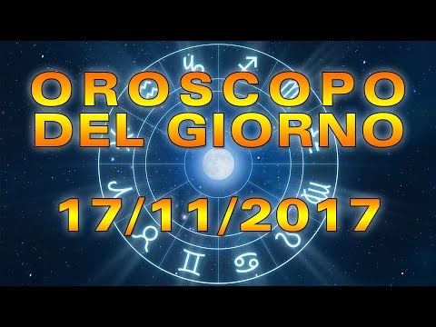 Video: Oroscopo 17 Novembre