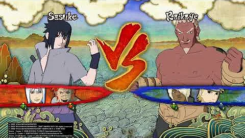 Sasuke Ninja Storm Battle - 15 - Sasuke, Suigetsu and Juugo vs A Raikage, Darui and Shi [NS3]