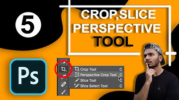 How to use Perspective Crop & Crop Tool in Photoshop in Hindi - Urdu - Class - 5 | Mango