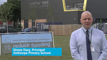 Yorkshire Water's first Soak it Up project at Ainthorpe School in Hull