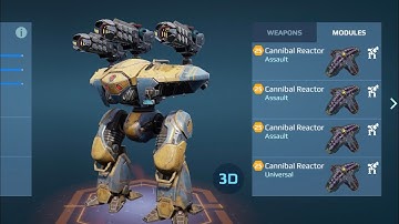 Sharanga 4 Cannibal Reactor | War Robots Gameplay