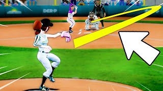 MY WIFE HAS THE NASTIEST PITCHES! Super Mega Baseball 4 Gameplay #7