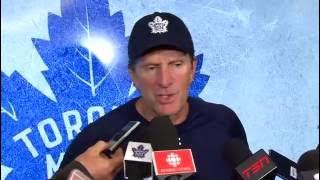 Maple Leafs Practice: Mike Babcock - October 11, 2016
