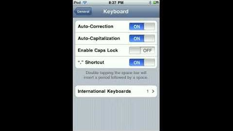 How to Disable Auto-Correct on iPhone/iPod Touch