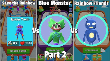 Merge Blue Monster Vs Merge Master Rainbow Friends Vs Merge Save The Rainbow Android Gameplay Part 2