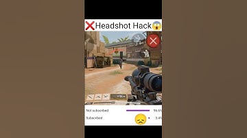 I got a new Headshot hack❌ in cod 😱 #short #shorts #hacker #codmobile