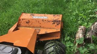 BUCHER M330KL with flail mower Resimi