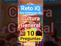 Reto iQ 33 Quiz Relámpago de Cultura General #culturageneral #quiz #quiztime #quizjuvixar #trivia