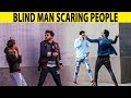 Blind Man Scaring People with his Stick on Road - Lahori PrankStar