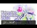 How to use watercolour and Alpha lock in Krita