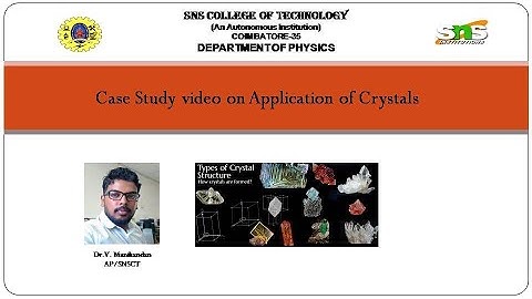 Case study video | crystalline materials application|SNS Institutions