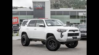 White Used 2022 Toyota 4Runner TRD Off Road Premium Walkaround - Kelowna Toyota