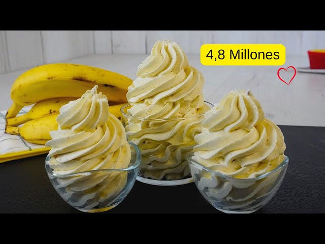 Banana Cream WITHOUT ADDED SUGAR Extra Firm to fill and decorate cakes ▪ Delicious and Healthy class=