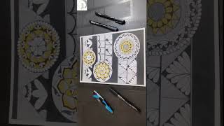 Mandala Art | Zentangle Art | Doodle Art #shorts #youtubeshorts #mandala #mandalaart