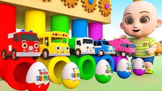 Finger Family songs  Z Car On The Slide Changes Color  Baby Nursery Rhymes & Kids Songs