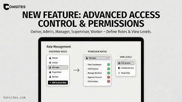 Role Based Access Control — Set Permissions for Your Team | Consites