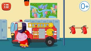 Hippo 🌼 Fireman for kids 🌼 Teaser-1 16х9 30 0+ screenshot 2