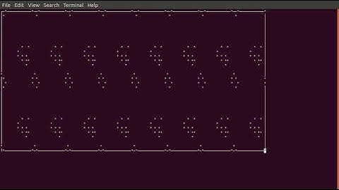 Game of Life in C (on Linux with pthreads and ncurses)