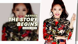 Twice Nayeon The Story Begins Album Lines Corrected Youtube