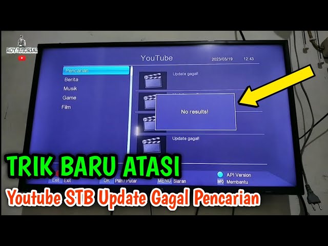 Cara Baru Atasi Youtube STB Update Gagal Pencarian class=