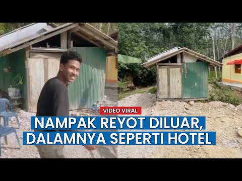 Rumah Gubuk dari Luar, Dalamnya Bikin Warganet Terpukau