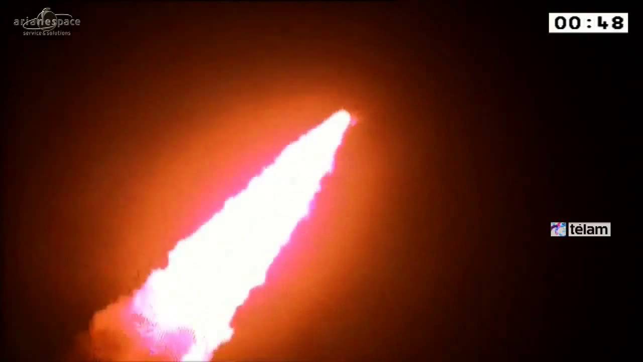 El Arsat-1, primer satélite argentino, fue lanzado con éxito y viaja rumbo al espacio. cristina fernandez facebook